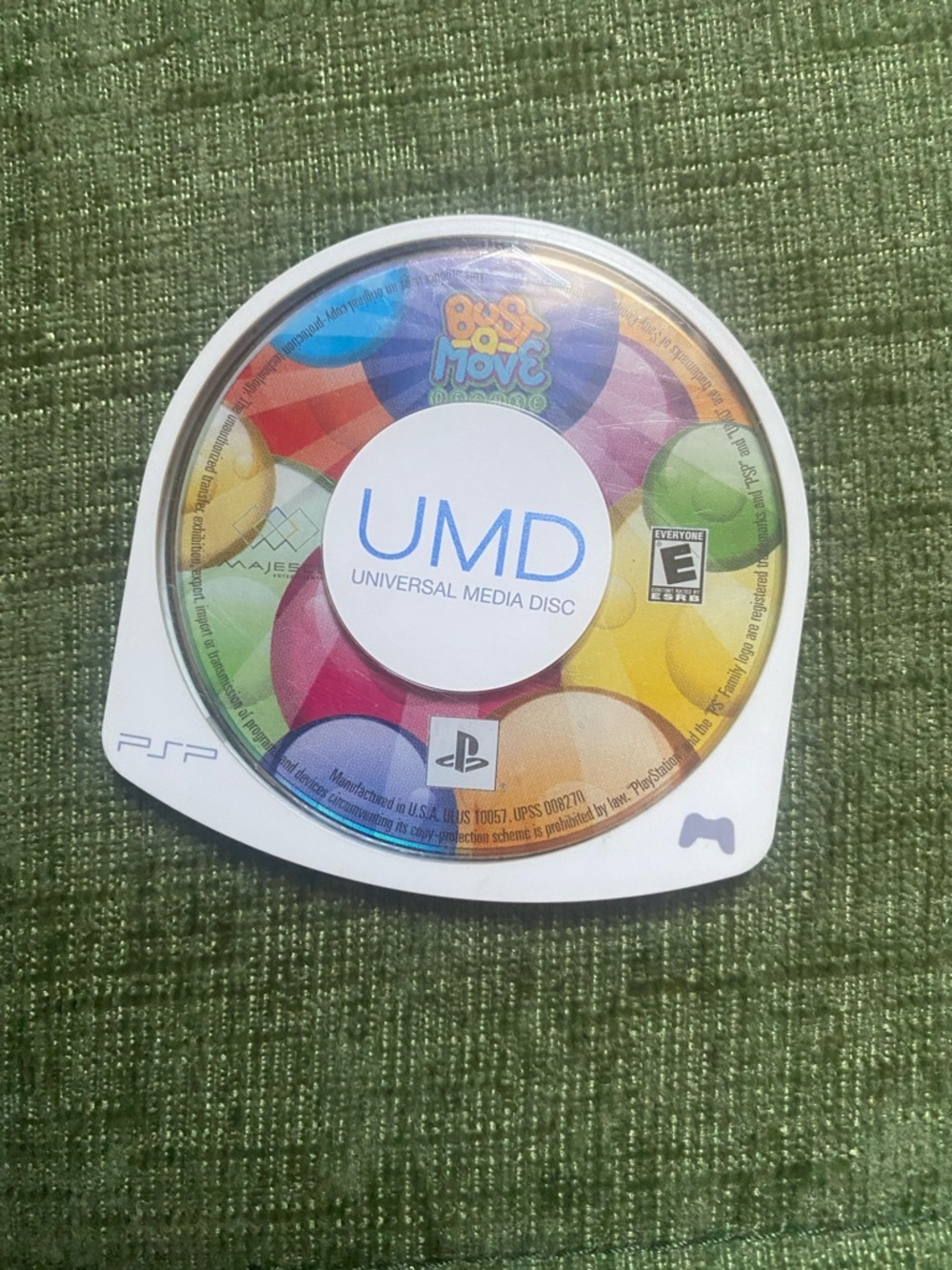 PSP UMD Universal Media Disc - Colorful Bubble Design